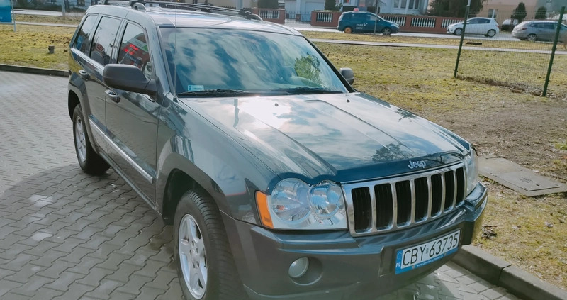 Jeep Grand Cherokee cena 42500 przebieg: 291000, rok produkcji 2007 z Zielonka małe 137